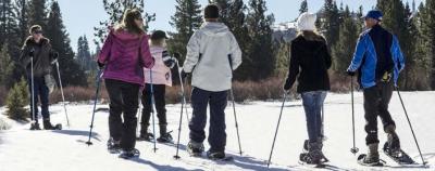 NYE Sunset Snowshoe Tour Tahoe Donner