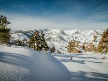 Alpenglow Lake Tahoe backcountry Demo Day at Alpine Meadows