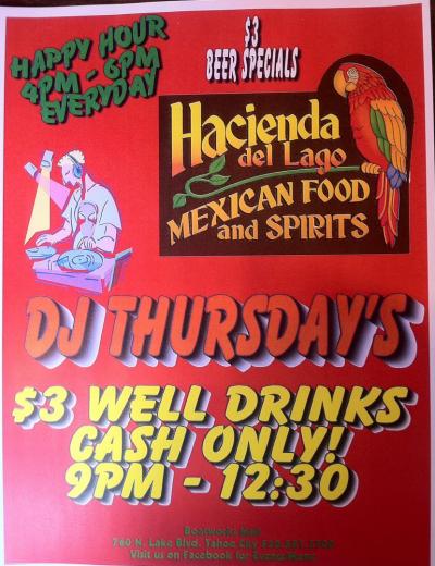 DJ Thursday's at Hacienda del Lago