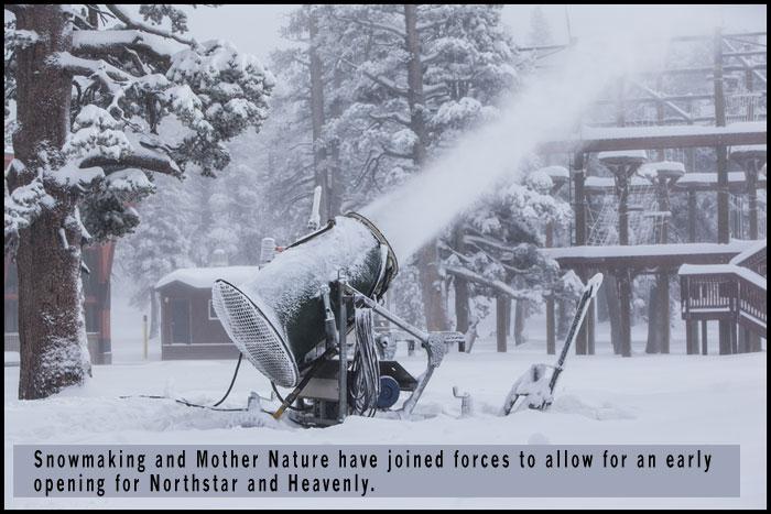Heavenly and Northstar To Open Saturday