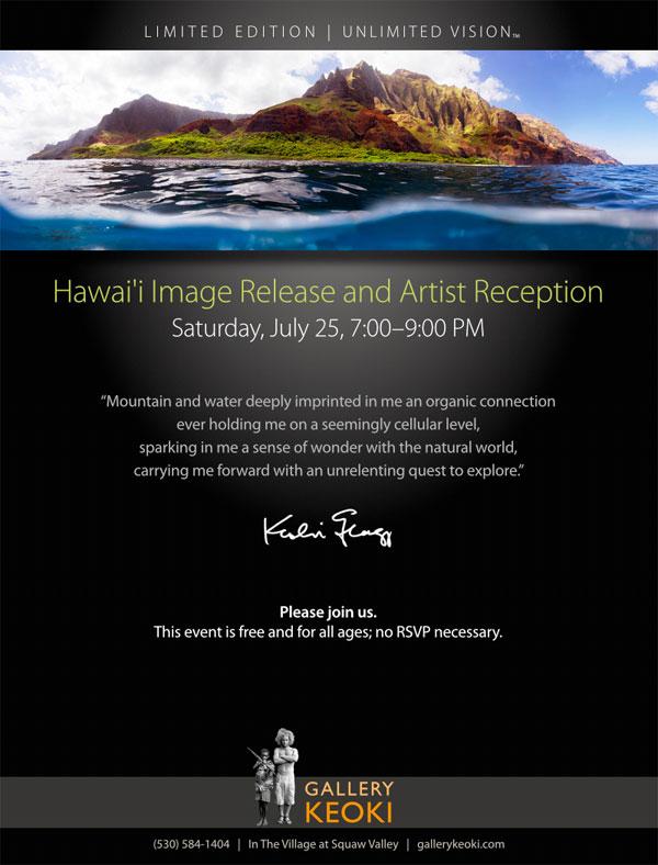 Gallery Keoki Image Release Reception