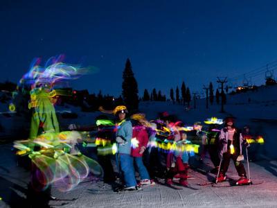 Glowstick parade & Carnival Tahoe Donner